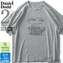 大きいサイズ メンズ DANIEL DODD オーガニックコットン プリント 半袖 Tシャツ FairyTale azt-210231