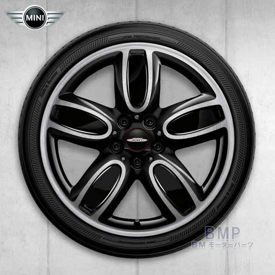 BMW MINI 純正 アルミ ホイール John Cooper Works カップスポーク 2トーン 509 7J×18 JCW 単体 1本 JCWブレーキ対応