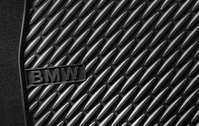 BMW フロアマット BMW F10/F11 New5シリーズ 右ハンドル用 オールシーズン・フロアマット”ROW”スタイル（ブラック）フロントセット