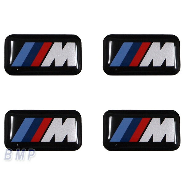 【BMW純正】BMW エンブレム BMW Mシール　プラスチック　4枚セット...:bmp:10000642