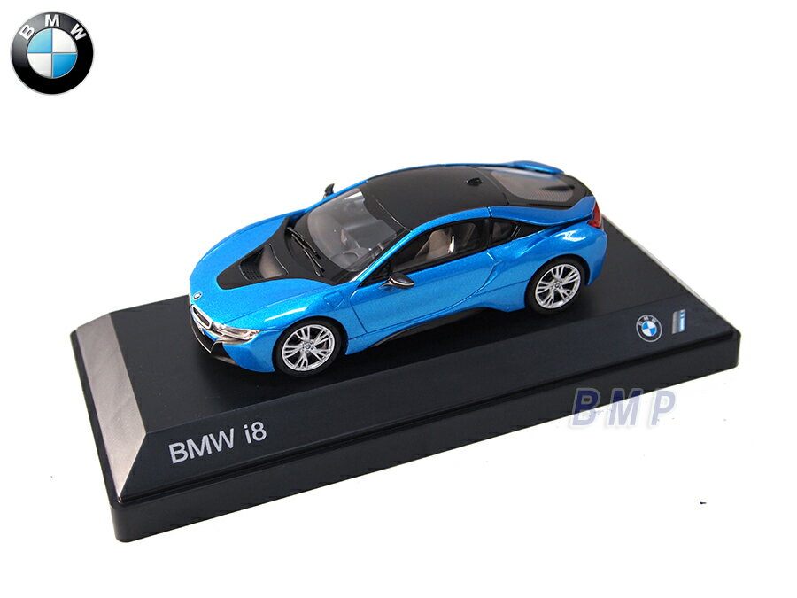 【BMW純正】BMW ミニチュアカー　BMW i8 プロトニック・ブルー　1/43スケール…...:bmp:10004004