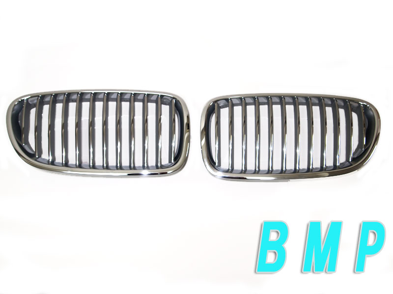 BMW F10 F11 5シリーズ 前期用 クローム キドニーグリルセット
