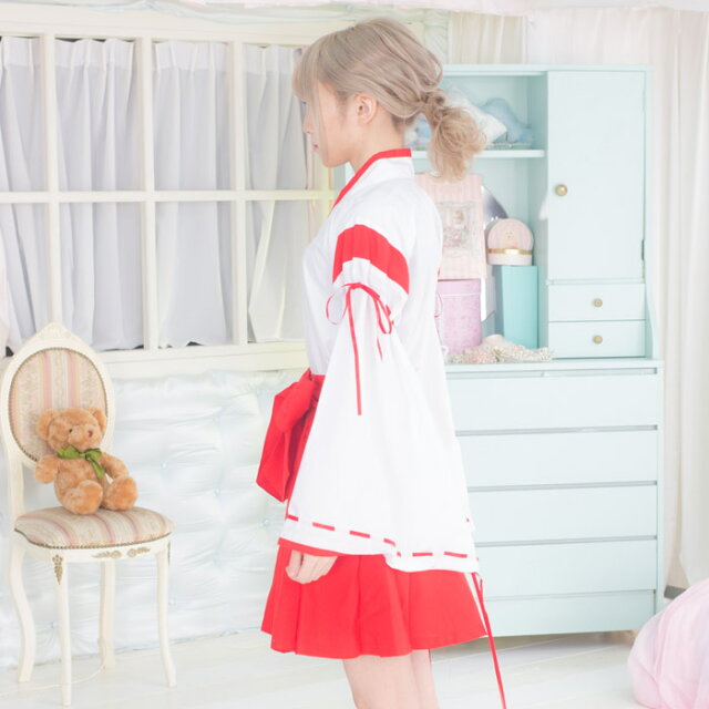 ハロウィン コスプレ 巫女 和装 神主 スカート 衣装 ワンピース フルセット 正月 仮装 衣装 コスチューム こすぷれ コス おすすめ 可愛い 男ウケ セクシー 大きいサイズ 大人 レディース あす楽 ハロウィンコスプレ 日本商品の海外転送 購入ならsamurai Buyerにお任せ