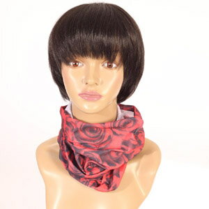 マルチネックウォーム レッドローズ柄 acc335 ゴスロリ♪ロリータ♪パンク♪コスプレ♪コスチューム♪メイド