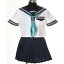 新商品大量入荷水色スカーフ半袖セーラーcostume228-m ゴスロリ♪ロリータ♪パンク♪コスプレ♪コスチューム♪メイド