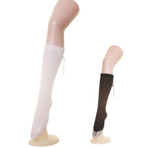 レースアップ編み込みソックス socks440 ゴスロリ♪ロリータ♪パンク♪コスプレ♪コスチューム♪メイド