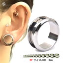 00G 12mm(1/2") スタンダード ハイポリッシュ ステンレス ラウンド フレッシュトンネル ホールピアス ボディピアス【Body Well】