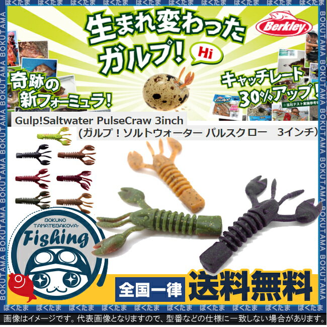 ̵ۥС쥤ޤѤä!SWѥ륹3[berkleyGulp!SaltwaterPulseCraw3inch緿ȥ륢