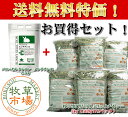 バニーセレクションメンテナンス1.5kg +◆24年度産新刈り販売開始◆牧草市場スーパープレミアムチモシー1番刈り牧草3kg 送料込セット〜【HLS_DU】