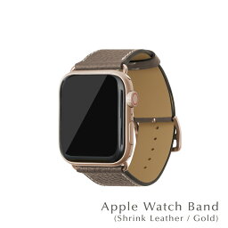 【BONAVENTURA公式】Apple Watch レザーバンド (アダプター：ゴールド) 【38mm/40mm/41mm/42mm/44mm/45mm/49mm 対応】シュリンクレザー 本革 レザー 高級 ブランド BONAVENTURA ボナベンチュラ T40SRG T40LRG T44LRG