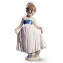 リヤドロ(Lladro リアドロ 陶器人形 置物) 少女 ドレスでおめかし #ldr-9172