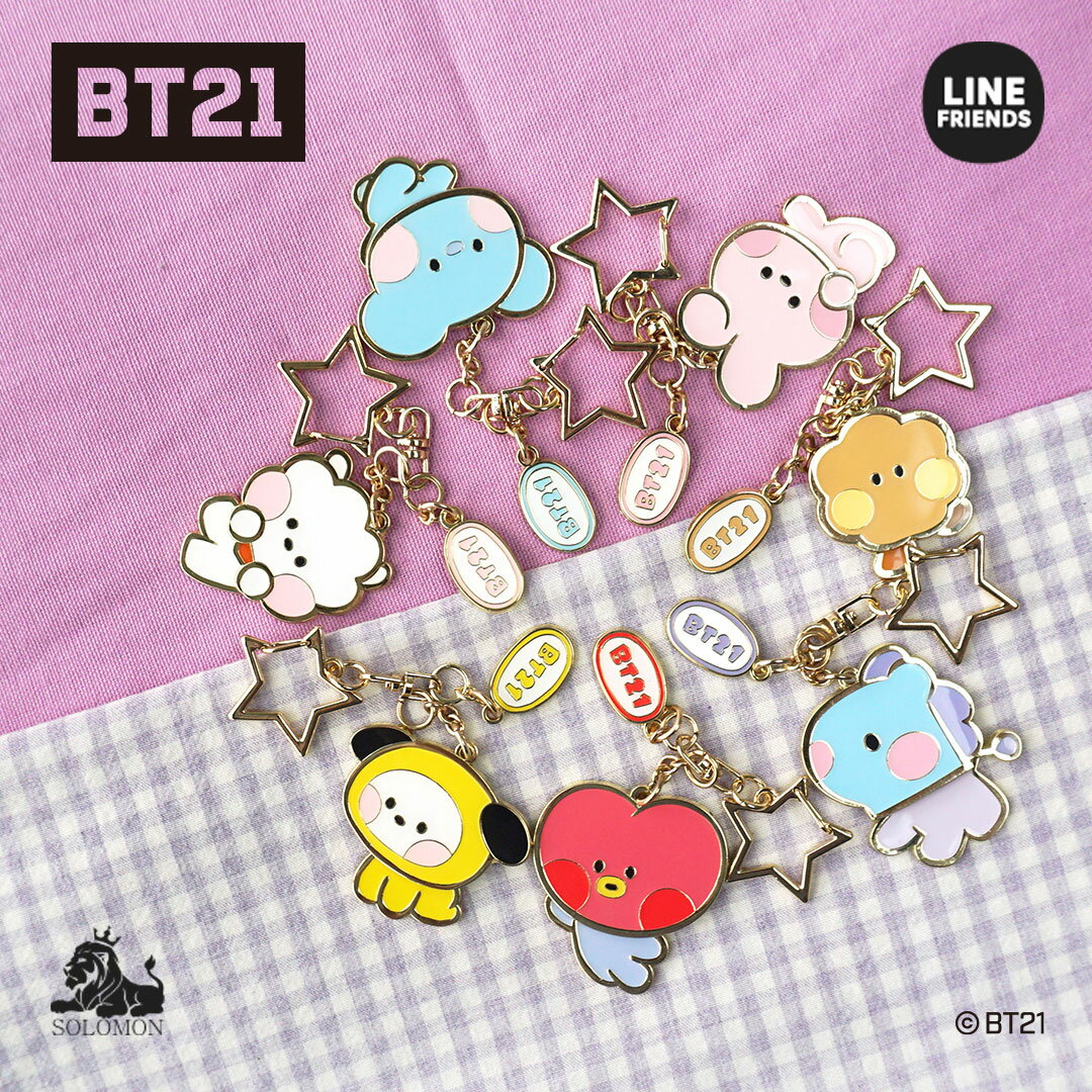 【：50%OFF SALE：】ソロモン商事 【BT21 <strong>minini</strong> メタルゆらゆらキーチェーン BT21_MYC_M】METAL YURAYURA KEYCHAIN 公式 KOYA RJ SHOOKY MANG CHIMMY TATA COOKY 2/10