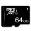 マイクロSDカード 64GB アダプター付き ノーブランド microSDXC class10 UHS-I