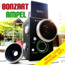 【送料無料！カメラバックと電池付！】二眼レフ風コンパクトトイデジカメ　【RCP】 BONZART AMPEL(ボンザート アンペル)+ワイド＆マクロコンバージョンレンズ　魚眼レンズ カメラバッグ 贈り物　プレゼント 10P13oct13_a