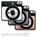 FUJIFILM instax SUQARE SQ6チェキSQUARE用インスタントカメラチェキSQUARE用フィルム10枚付き