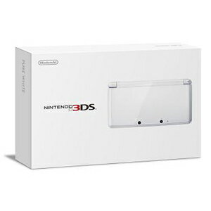 ニンテンドー3DS　ピュアホワイト 【発送まで最大2週間程度かかります】