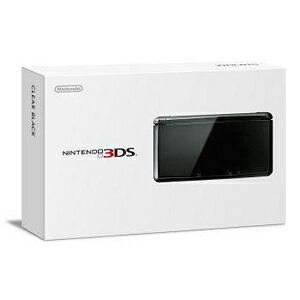 ニンテンドー3DS　クリアブラック 【発送まで最大2週間程度かかります】