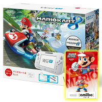 【スーパーSALE限定】 Wii U かなりお得なマリオカート8セット【A】 （Wii U本体＋マリオカート8ソフト＋amiiboスマブラマリオ）の画像