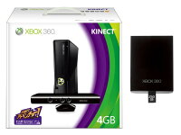 Xbox 360 4GB + Kinect ＋ ハードディスク 250GB セットの画像