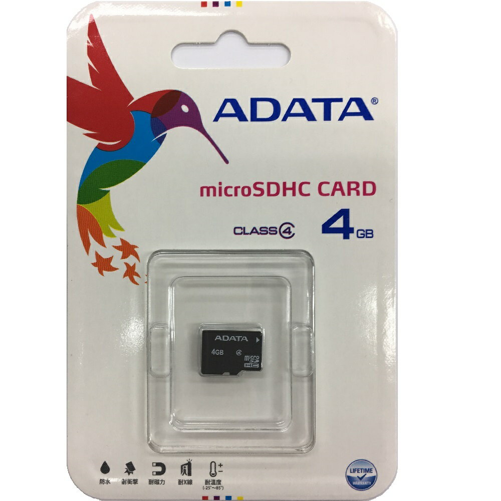 ADATA microSDHC class4　4GB
