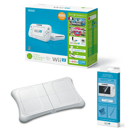 Wii U すぐに遊べるファミリープレミアムセット＋Wii Fit U（シロ）【バランスWiiボード（シロ）付】の画像