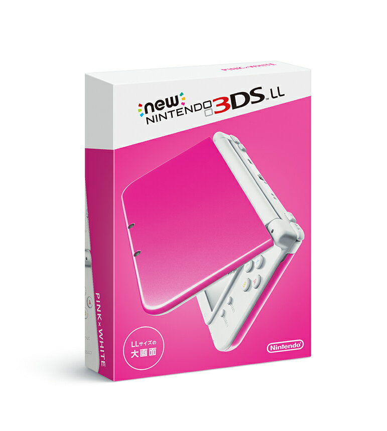 Newニンテンドー3DS LL　ピンク×ホワイト...:book:17950076