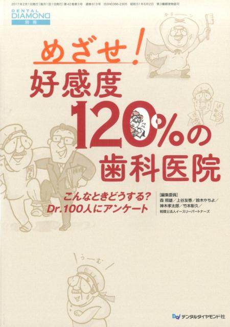 めざせ！好感度120％の歯科医院 こんなときどうする？Dr．100人にアンケート [ 森照雄 ]