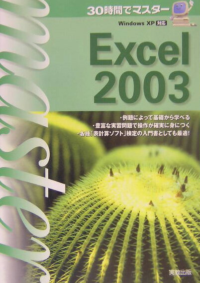 30時間でマスタ-Excel　2003 [ 実教出版株式会社 ]【送料無料】