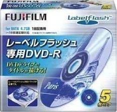 DDR47HX5 LF 16X Lablflash専用データ用5枚パックDVD-