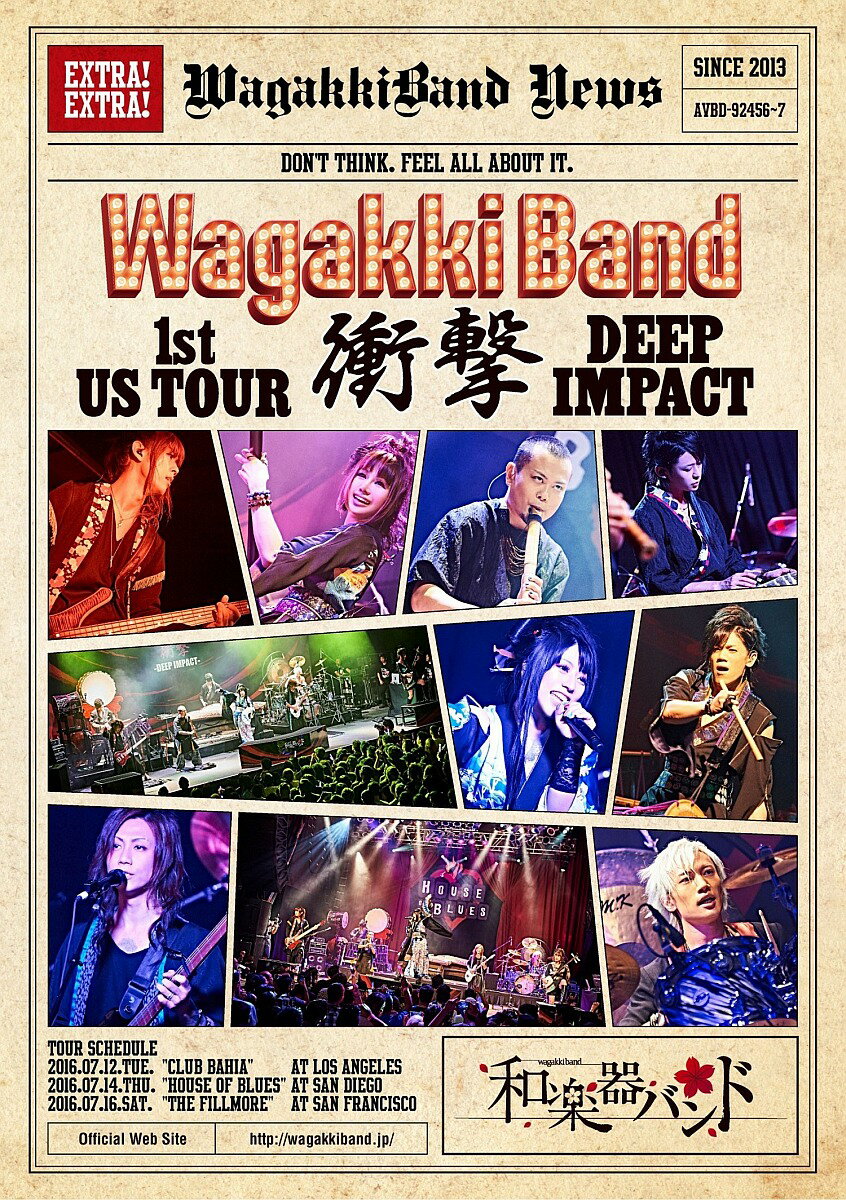 WagakkiBand 1st US Tour 衝撃 -DEEP IMPACT-(初回生産限定盤) ...:book:18292682