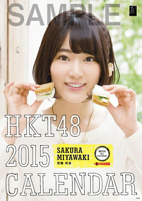 宮脇咲良2015HKT48B2カレンダー（壁掛）[宮脇咲良]