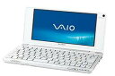 SONY VAIO typeP P80H/W クリスタルホワイト VGN-P80H/W