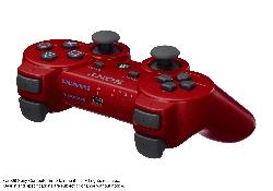 ワイヤレスコントローラ（DUALSHOCK3） ディープ・レッド【送料無料】