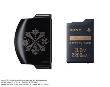 バッテリーパック(2200mAh) モンスターハンターポータブル オリジナルデザイン バッテリーカバーの画像