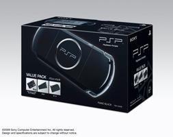 PSP「プレイステーション・ポータブル」（PSP-3000）バリューパック ピアノ・ブラックの画像