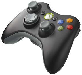 Xbox360 ワイヤレスコントローラー （ブラック)の画像