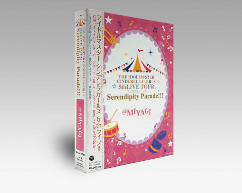 THE IDOLM@STER CINDERELLA GIRLS 5thLIVE TOUR Serendipity Parade!!!@MIYAGI【Blu-ray】