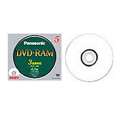 LM-HC47LW5 DVD-RAM5枚組プリンタブルカートリッジ無