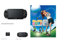 「PlayStation(R)Vita 3G/Wi-Fiモデル クリスタル・ブラック 初回限定版」+「みんなのGOLF 6」+「PlayStation Vita 専用 メモリーカード 8GB」+「PlayStation Vita 専用 保護フィルム」の画像