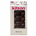 Kitson iPhone4 ケース（ロゴプリント ブラック） KSIPA4HCRB-LG1BK