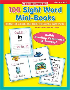 100 100 Mini Sight  That In  Fill Instant Mini  Teach sight Books: book and mini Word Books word