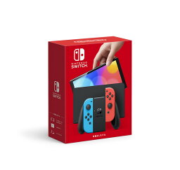 Nintendo Switch（有機ELモデル） Joy-Con(L) <strong>ネオン</strong>ブルー/(R) <strong>ネオン</strong>レッド