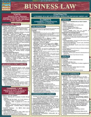 Business Law 2005 Update Laminate Reference Chart