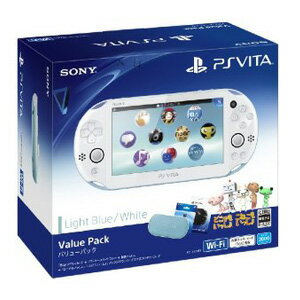 PlayStation Vita Value Pack ライトブルー/ホワイトの画像