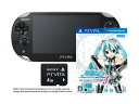 「PlayStation(R)Vita 3G/Wi-Fiモデル クリスタル・ブラック 初回限定版」 + 「初音ミク - Project DIVA - f」 + 「PlayStation Vita 専用　メモリーカード　4GB」