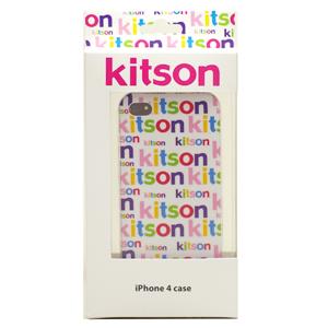 kitson iPhone 4 case ロゴプリント（ホワイト）[KSIPA4HCRB-LG1WH]