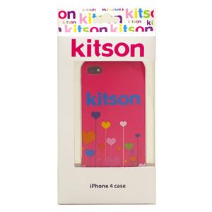 kitson iPhone 4 case ハート（ピンク）[KSIPA4HCPT-FLWH]