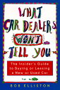 What Car Dealers Won't Tell You: The Insider's Guide to Buying or Leasing a New or Used Car