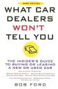 What Car Dealers Won't Tell You: The Insider's Guide to Buying or Leasing a New or Used Car