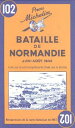 Michelin Map Battle of Normandy 102